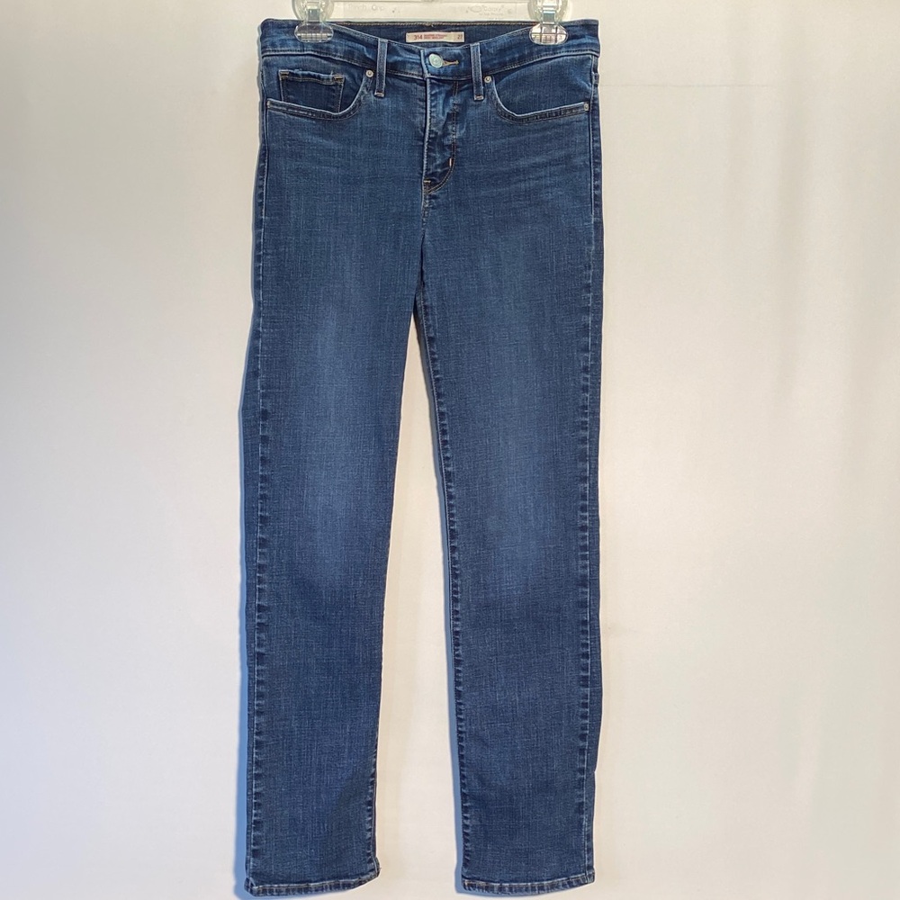 Levi's 314 Women's Shaping Straight Jeans in Classic Blue